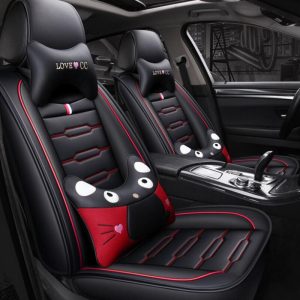 High Quality PU Leather Cartoon auto seat covers for Renault armrest capture clio duster fluence kadjar kaptur koleos latitude