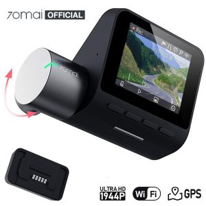 Xiaomi 70mai Dash Cam Pro English Voice Control 1944P 70MAI Car DVR Camera GPS ADAS 140FOV Night Vision 24H Parking Monitor