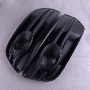 Plastic Car Front Bumper Vent Grill Fog Light Grille Cover Black 8R0 807 681 A/8R0 807 682 A Fit For AUDI Q5 2009 2010 2011 2012