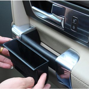Car Styling!4pcs Inner Plastic Side Door Armrest Storage Box For Land Rover LR4 Discovery 4 2010-2015
