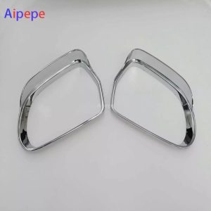 ABS Plastic Chrome For Audi Q3 2013 2014 2015 Car rearview mirror block rain eyebrow Cover Trim Molding Car Styling Accessories