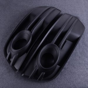Plastic Black Car Front Bumper Vent Grill Fog Light Grille Cover 8R0 807 681 A/8R0 807 682 A Fit For AUDI Q5 2009 2010 2011 2012