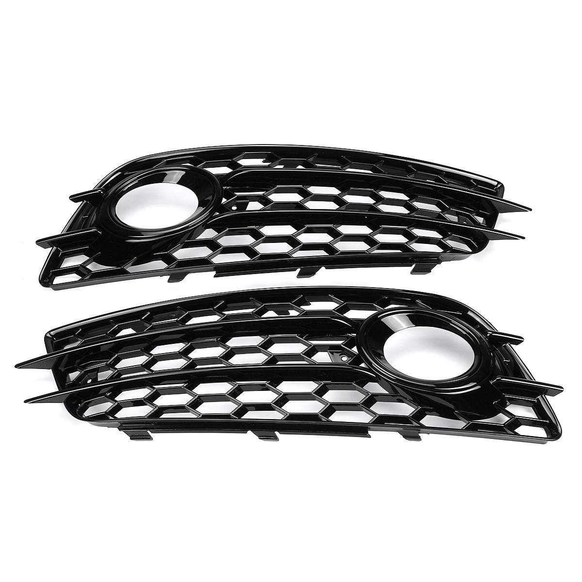 HONEYCOMB HEX Front Grille Grill For Audi A4 B8 S-Line S4 2008-2012 ...