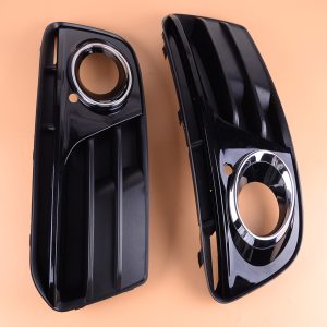 DWCX 1 Pair Plastic Car Left & Right Front Bumper Lower Grille Fog Light Cover Trim fit for Audi Q5 2013 2014