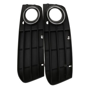 2pcs Grille Front Cover Fog Light Car Repair Replacements Suitable For Audi A4 A4L B8 2009-2012