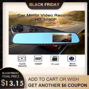 1080P HD Car DVR Camera Mirror For Suv Various Cars 120 Degree Auto
