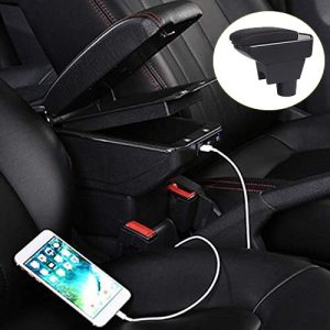 Car-Styling Decoration Accessories For Renault Duster Armrest Box Central Store Content Box Cup Holder Ashtray Interior