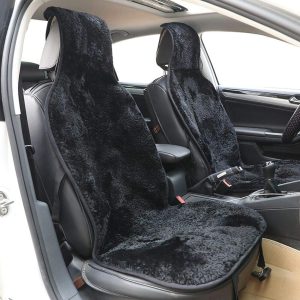 Sheep fur car seat cover 1 pcs real fur car interior accessories 1.6 wool height commonly used car styling fur car seat cover