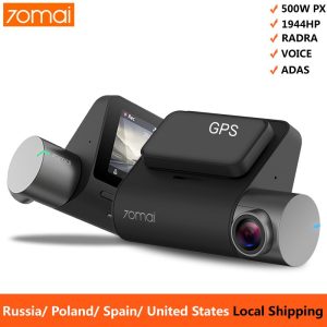 1944P GPS ADAS Car Camera Dvr 70 mai Pro Dashcam Voice Control