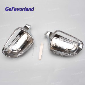 For Audi Q3 2012-2017 A3/S3/RS3 2009-2010 A4/S4/RS4 2009-2012 A6/S6/RS6 2009-2011 A5/S5 Pair Side Rearview Mirror Cover Trim