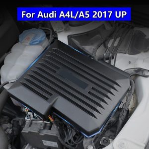 For Audi A4L A5 2017 2018 2019 ECU Electronic Control Unit Protection Cap Engine Computer Board Dustproof Cover Car PC Trim