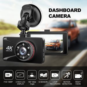 Car DVR Camesh Cam 3 Inch 1080P Full HD Dash Camera 170 Degree Dashcam Registrars Cars Night Vision G-Sensor Car Camera Recorder