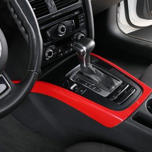 Car Console Armrest Gear Shift Decoration Frame Cover Trim For Audi A5 A4 B8 2010-2016 Interior Automotive Accessories