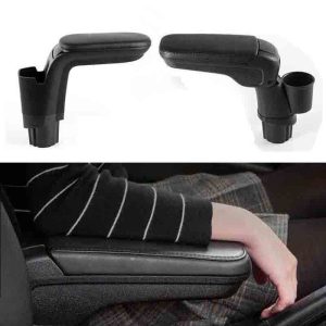 Leather armrest box with cup holder locker for Mercedes New Smart 453 Fortwo Forfour 2015-2018 Automotive interior accessories