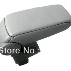 Center Console Armrest Grey Leather For Honda Jazz First Generation 2001-2008