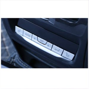 lsrtw2017 abs car armrest rear air conditioner buttons chrome trims for bmw x3 2018 2019 2020 g01