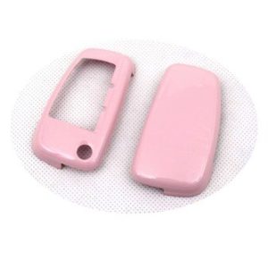 Hard Plastic Keyless Remote Key Protection Case Cover (Gloss Pink) For Audi