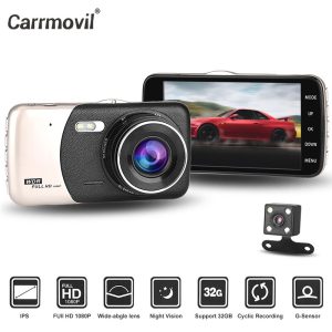 Carrmovil Dual Lens Car Camera Dash Cam Multi Language Full HD Night Vision