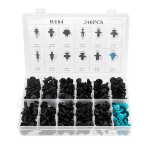 Yetaha 40PCS 6mm-10mm Hole Car Fastener Fender Bumper Rivets Door Trim Engine Cover Push Clips Fasteners For Honda Toyota Audi