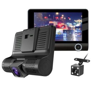 Full HD 1080P Dual Lens Car DVR Camera 4.0 inch LCD Screen 170 Degree Rear view Auto Dash Cam G-sensor Car Camera Recorder