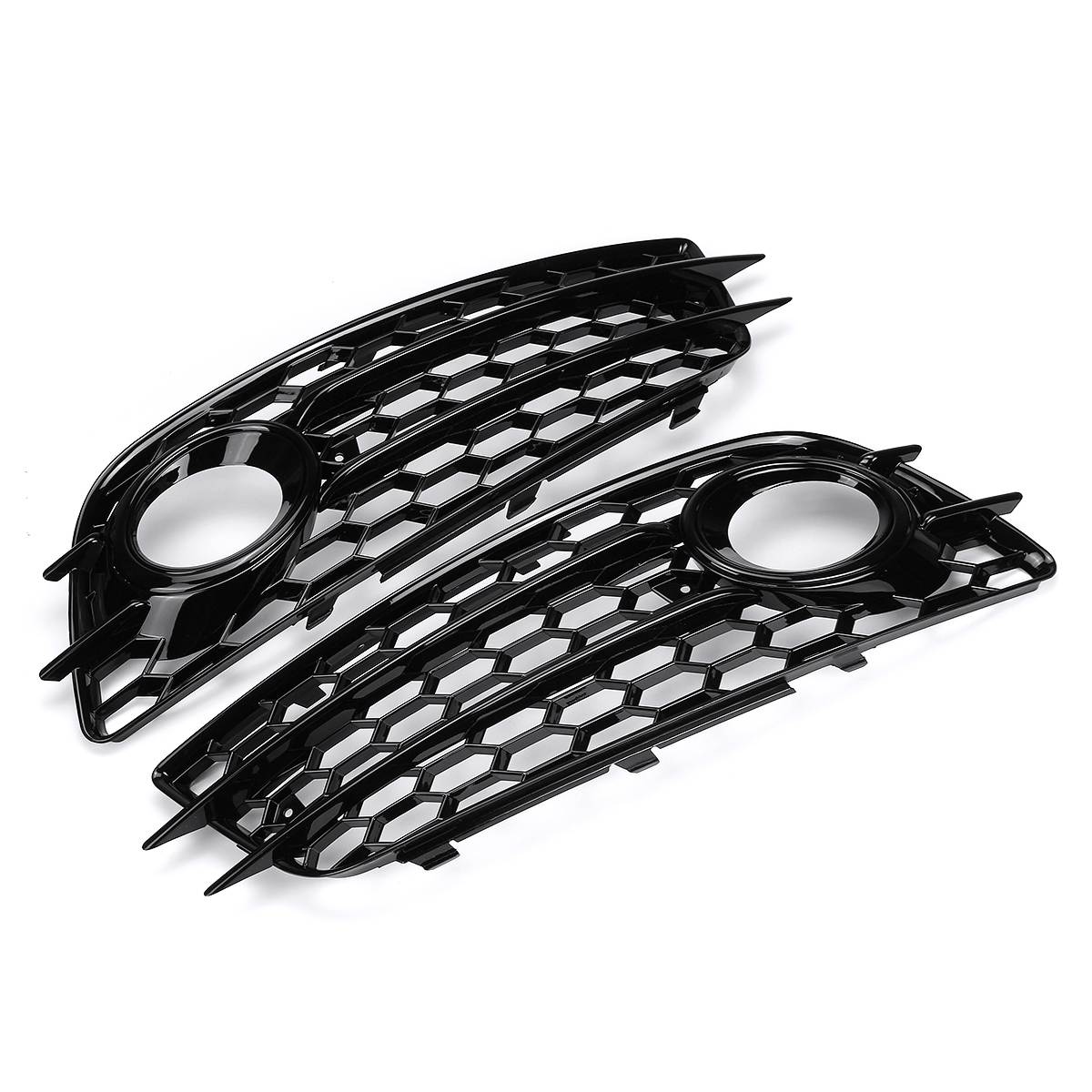 HONEYCOMB HEX Front Grille Grill For Audi A4 B8 S-Line S4 2008-2012 ...