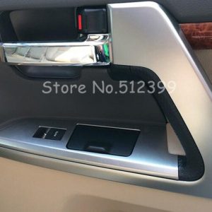 2008-2016 Inner ABS Door Armrest Stripe Cover Trim For Toyota Land Cruiser LC200