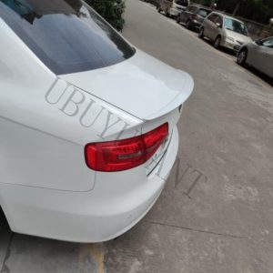 For Audi A4 B8 Spoiler 2009 -2012 ABS Plastic Unpainted Color Rear Roof Spoiler Wing Trunk Lip Boot Cover Car Styling