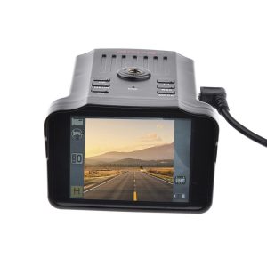 2-in-1 Car Radar Detectors DVR Recorder Russian Dedicated Voice Broadcast GPS Camera Dash Cam Fixed / Flow Velocity Measurement