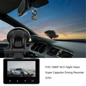 FHD Full HD 1080P good night vision competitive super capacitor dash cam G70