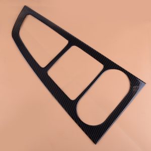 beler Plastic Carbon Fiber Center Console Gear Shift Panel Cover Car Stying Fit For Audi A4 B9 2016 2017 A5 2017 2018