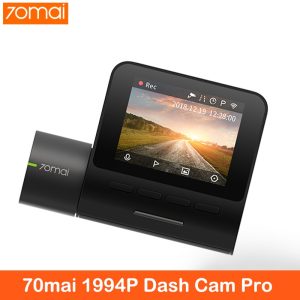 XiaoMi 70mai Dash Cam Pro smart Car 1994P HD Video Recording With WIFI Function Rear View Camera 140FOV Night Vision GPS Module
