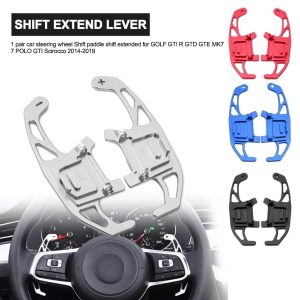 Aluminum Car Steering Wheel Shift Paddle Shift Extended for GOLF GTI R GTD GTE MK7 7 POLO GTI Scirocco 2014-2019 Car Accessories