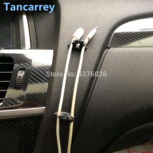 Car Charger Line Clasp Clamp Automobile Interior for hyundai i30 audi a4 b8 passat b6 megane 2 kia ceed citroen c4 for toyota