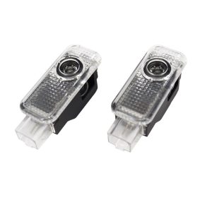 LED Car Logo Projector Light Door Welcome Lights For Audi A4 B5 B6 B7 B8 B9 A5 A6 C5 C6 C7 A3 8V 8P 8L V8 80 100 200 90 Q3 Q5 Q7