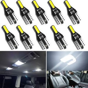 10PCS T10 W5W LED Car Interior Light 12V 168 194 Reading Lights For Audi A3 A4 B6 B8 A6 C6 80 B5 B7 A5 Q5 Q7 TT 8P 100 8L C7 8V