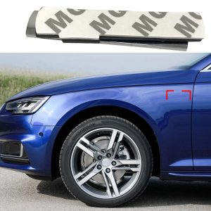 1-50 Pair For Sline Emblem Side Fender 3D Logo Sticker For Audi Q3 Q5 Q6 Q7 Allroad A4 A5 A6 A7 A8 B6 B7 B8 TT TTS Car Tuning