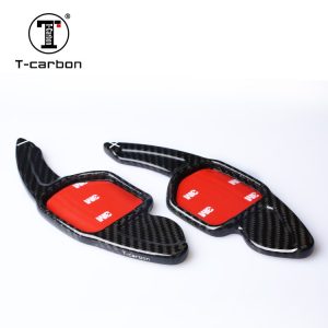 Carbon Fiber Steering Wheel Shift Paddles Paddle Extenesion For New Audi A3 A4L A5 A6L A7 A8 S5 S6 S7 S8 Q3 Q5 Q7 TT Car