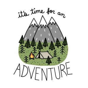Car Accessories It's Time for An Adventure Funny Car Sticker & Decal for Volkswagen Ford Focus BMW E46 Opel Audi A4 B8 Seat