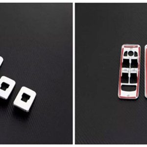 2017 For Land Rover Discovery Sport 2015 2016 ABS Matt Interior Door Cover Armrest Panel Cover Trim 4pcs/set