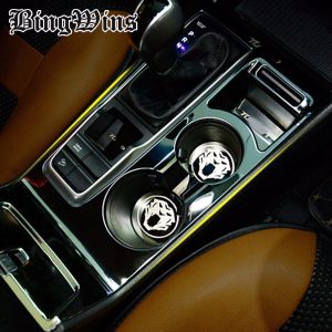 Car styling Gear Panel Sticker cover Trim For Hyundai Tucson 2015 2016 Interior Gear Armrest water Cup Frame covers Trim