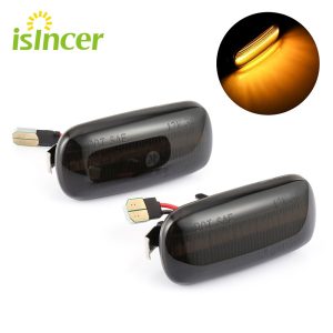 2pcs LED Side Marker Light Turn Signal Indicator Blinker Repeater Fender Lights For Audi A3 S3 8P A4 B6 B8 B7 S4 RS4 A6 S6 C5 C7