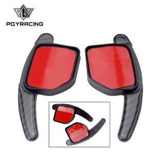 PQY - High Quality new Paddle Shift Extensions For Audi Steering Wheel Shifters Gear Carbon Fiber PQY-PSD06