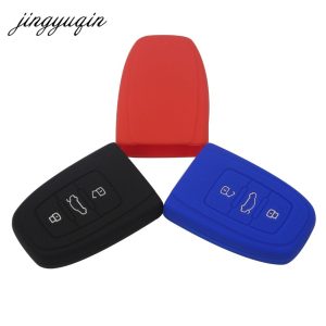 jingyuqin 10x Silicone Key Cover Case Protect for Audi B6 B7 B8 A4 A5 A6 A7 A8 Q5 Q7 R8 TT S5 S6 S7 S8 SQ5 RS5 smart keyless fob