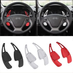 2X Car Steering Wheel Shift Paddle Plate Shifters Extension Replacement Accessories For Audi A4 B9 A5 2017 2018