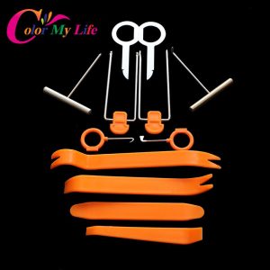 12pcs/set Disassembly Tool Car styling For Audi A4 B6 B7 B8 A3 A6 C5 Q7 A1 A5 A7 A8 Q2 Q3 Q7 Q5 R8 TT S3 S5 S6 S7 S8 SQ5