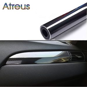 Atreus 4*60'' 5D Carbon Fiber Auto Stickers For BMW X5 E53 E70 X6 X3 X1 F20 Mercedes CLA W204 W211 Audi A3 A6 C6 A4 B8 Q3 Q5 Q7