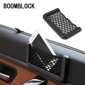 1x Car Net Storage Bag box Stickers For Audi A4 B6 B8 VW Passat B5 B7 Skoda Octavia A7 A5 Renault Megane 2 3 Ford Focus mk2 Lada