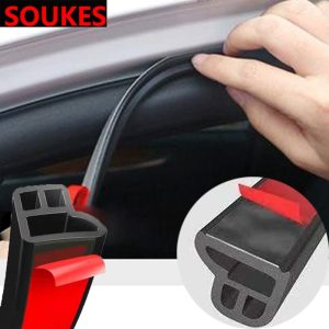 5M Car Door Soundproofing Seal Rubber Strip For Alfa Romeo 159 BMW E46 E39 E36 E90 Audi A3 A6 C5 A4 B6 B8 Hyundai MG Accessories