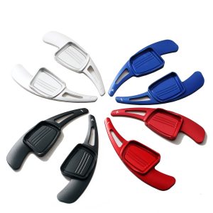 1 Pair Aluminum Car Steering Wheel Gear Shift Paddle Shifters For Audi A3 / S3 facelift A5 S5 2017 A4 B9 Q7 2016-2017 TT TTS
