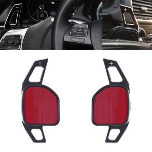 Car Steering Wheel DSG Paddle Extension Shifters Shift Sticker Decoration For AUDI A3 S3 A4 S4 B8 A5 S5 A6 S6 A8 R8 Q5 Q7 10166